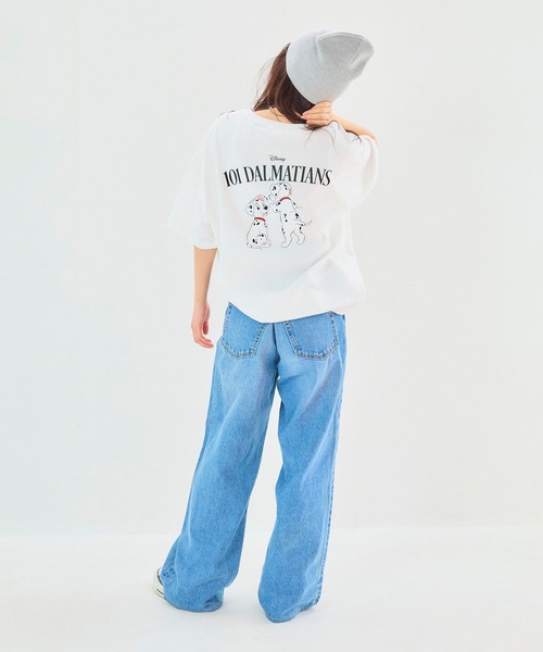 Disney - ディズニー　101匹わんちゃん　Tシャツ　フリーサイズ Disney tシャツ 「Disney/ディズニー」101匹わんちゃんフロント