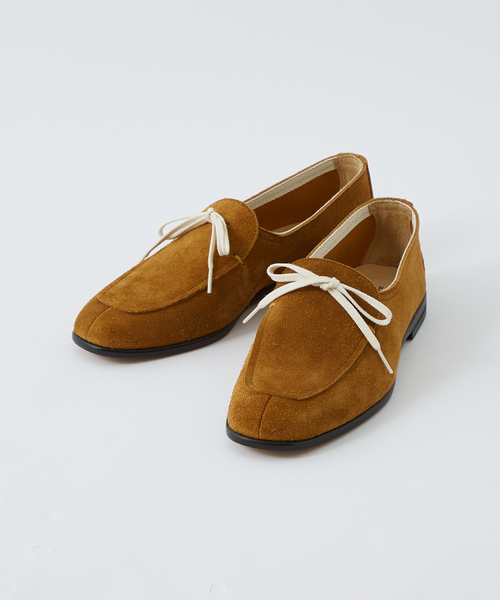 ALFREDO BANNISTER モカシンシューズ　レザー　ブラウン　27 WEB限定】 軽量ソール使用 ビット ローファー/モカシン