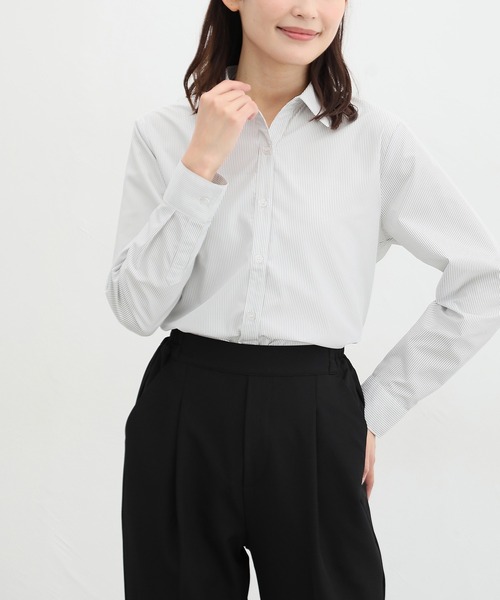 フォーマル ブラウス シャツ スキッパーシャツ レディース | Honeys | 22