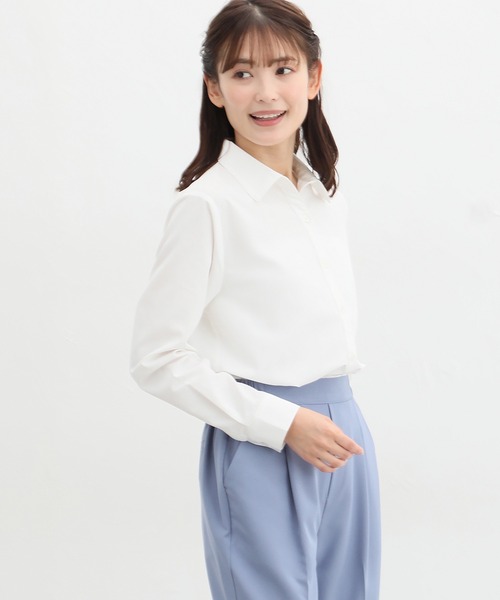 フォーマル ブラウス シャツ スキッパーシャツ レディース | Honeys | 10