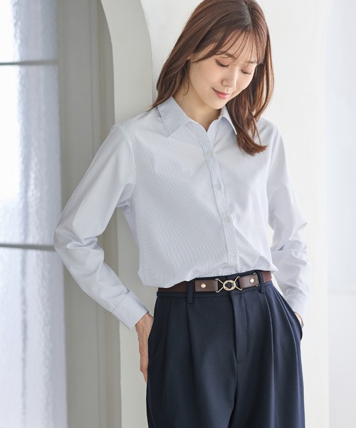 フォーマル ブラウス シャツ スキッパーシャツ レディース | Honeys | 18