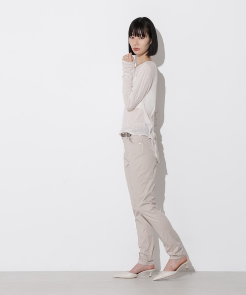 ローライズチノパンツ Apo（s）ture チノパン NANCY-003/チノストレッチローライズ