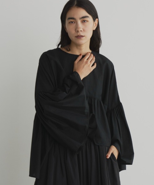 【新品未使用】Libra Cue ロングスリーブチェックオールインワン Libra Cue（リブラ キュー）の「ロングスリーブチェック
