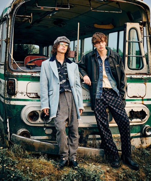 glambコート glamb コート ジャケット Synth Leather Line Coat / シンセ