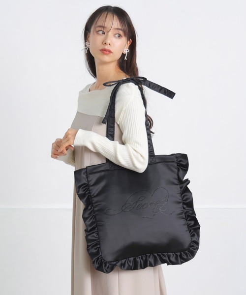 CoquettishTiara リボン　ドット　バッグ conessy-4.jpg