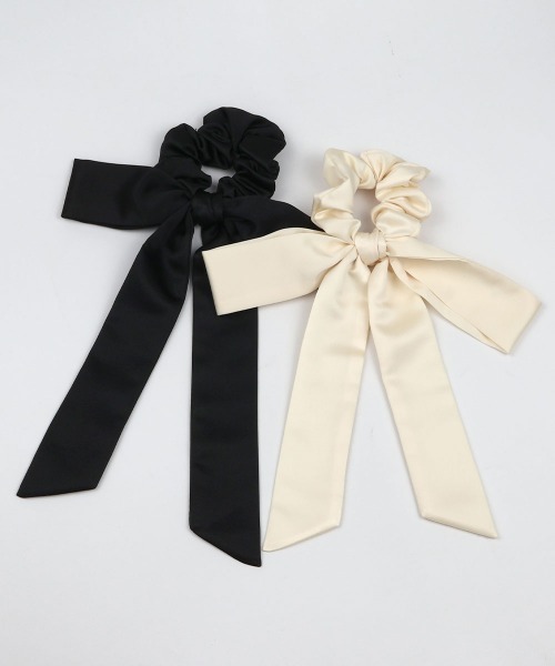 美品 Chloé クロエ チャーリー ロングリボンシュシュ 美品 Chloé クロエ チャーリー ロングリボンシュシュ