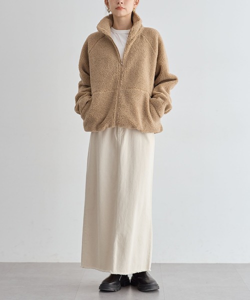 for/c（フォーシー） ブルゾン アウター 「for/c and」ボアブルゾン