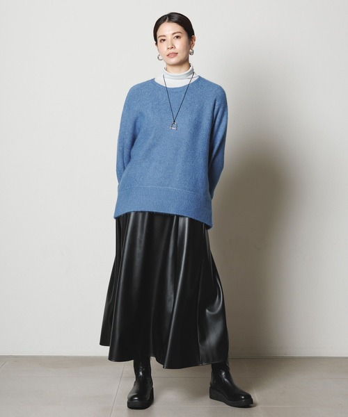 ニット セーター ヤクライクドルマンニット/243715 レディース Elura ニット セーター ヤクライクドルマンニット/243715