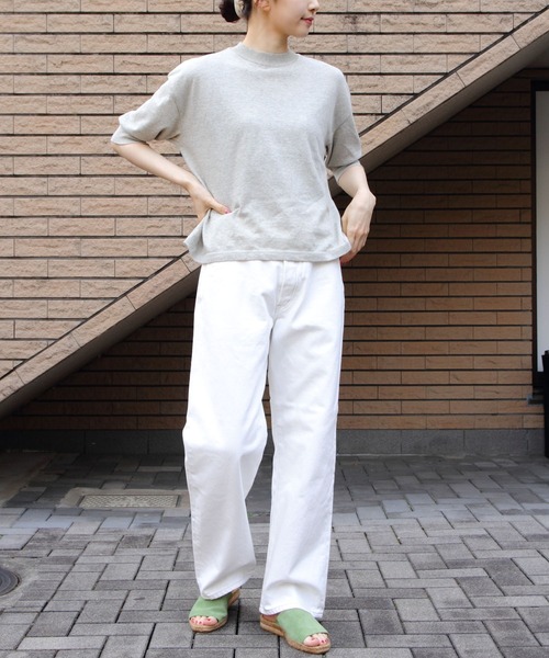 MEYAME tシャツ MEYAME/メヤメ コットンニットTEE COTTON KNIT