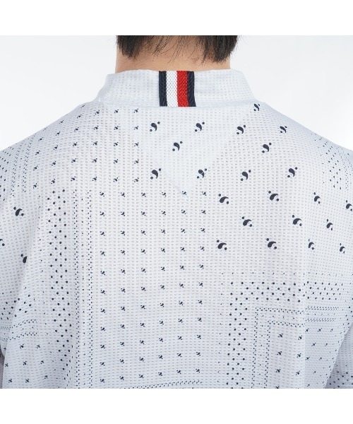 バンダナプリント 半袖モックネック メンズ TOMMY HILFIGER GOLF バンダナプリント 半袖モックネック メンズ