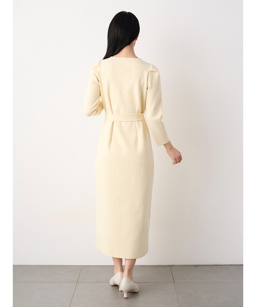 セルフォード ワンピース　お色ベージュです アシメカラーニットタイトワンピ(フォーマルワンピース)｜DRESS