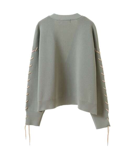 ニット セーター BLANKET STITCH KNIT SHORT CARDIGAN レディース BLANKET STITCH KNIT SHORT CARDIGAN｜CONVERSE TOKYO