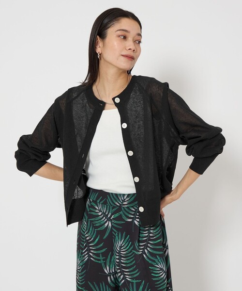 【送料無料/新品】 green label relaxing カーディガン 「結論シリーズ」忍ばせ トップス