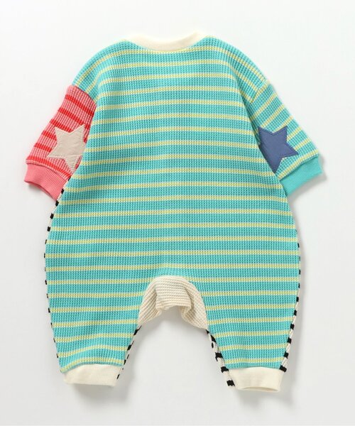 ベビー服 ロンパース 「リンク」エルボ―パッチカバーオール | BREEZE | 09