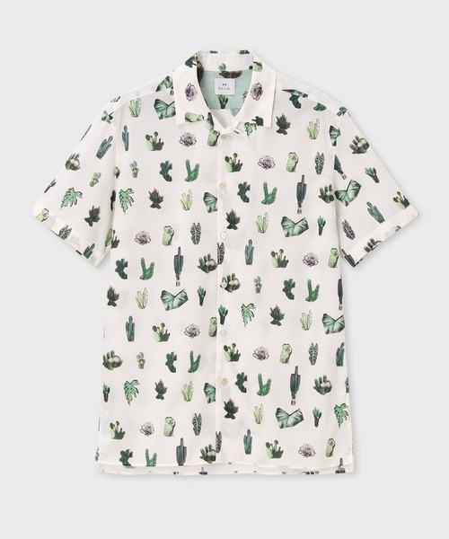 PS Paul Smith シャツ Prickly Pear オープンカラーシャツ