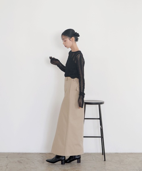 ニット セーター シアーウールシャーリングニット レディース LIAN ニット セーター シャーリングシアーニット レディース