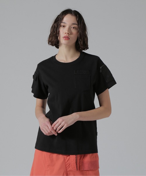tシャツ 「50th Anniversary」LEATHER PATCHED FATIGUE T-SHIRT/レザーパッチ ファティーグTシャツ レデ