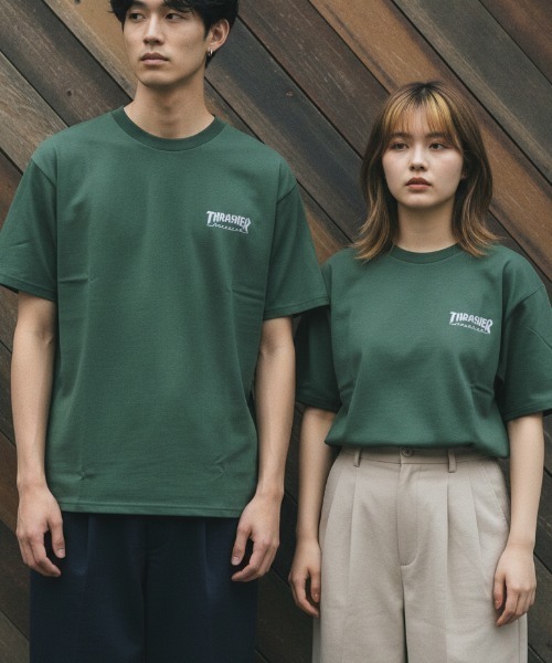 THRASHER（スラッシャー） tシャツ MULTI LOGOS S/S T-SHIRTS