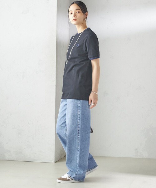 FRED PERRY tシャツ 「SHIPS別注」FRED PERRY:TWIN TIPPED TEE