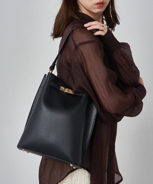 【極美品】AULENTTI 2WAY レザートートバッグ AULENTTI / 2WAY レザー トートバッグ