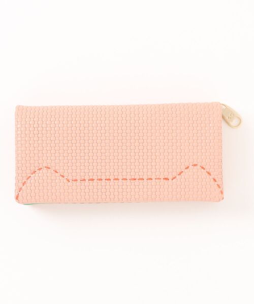 財布 長財布 ツモリチサト エンボスメッシュ レディース