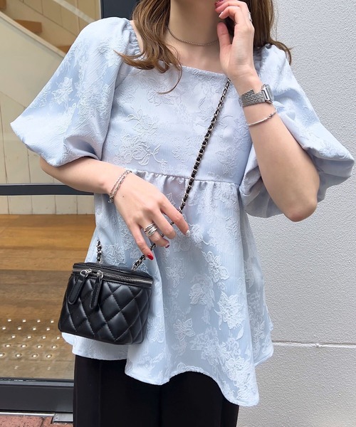 yori★美品ペプラムブラウス★ KOBE LETTUCE ブラウス シャツ 「 kiminaさんコラボ 」マルチway