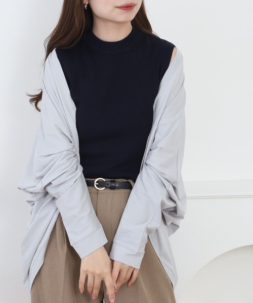 美品 25SS AP STUDIO アイスカーディガン 接触冷感 シアー 綿 【公式