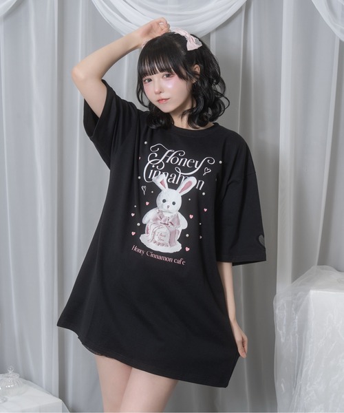 tシャツ リボンケーキハニーちゃんTシャツ レディース