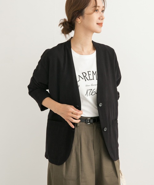 URBAN RESEARCH レザーノーカラージャケット Yahoo!オークション - 「URBAN RESEARCH DOORS」 ノーカラー
