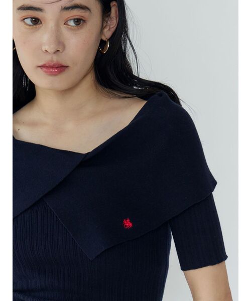 POLO BCS ニット セーター 「POLO BCSコラボ」アシメカラー