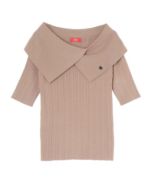 POLO BCS ニット セーター 「POLO BCSコラボ」アシメカラー
