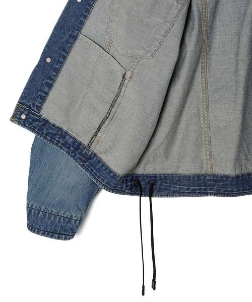 N.HOOLYWOOD COMPILE デニムジャケット BLOUSON N.HOOLYWOOD - N.HOOLYWOOD COMPILE STAND COLLAR BLOUSON