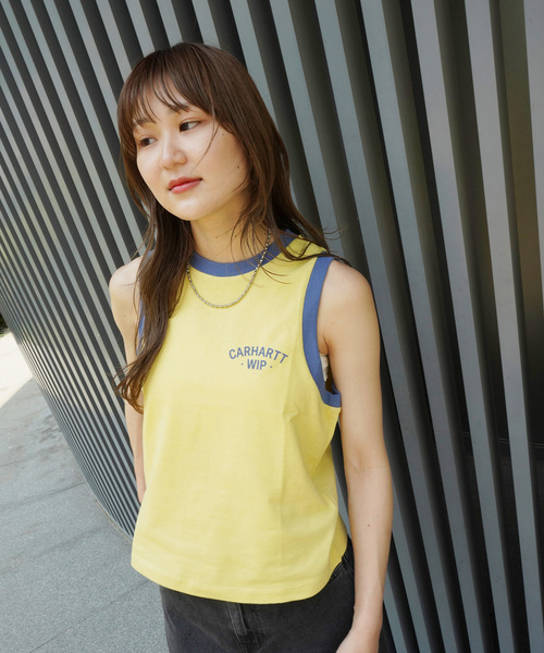 タンクトップ ノースリーブ CARHARTTカーハートダブルアイピー 89 RINGER A-SHIRT レディース JOINT WORKS タンクトップ ノースリーブ CARHARTTカーハート
