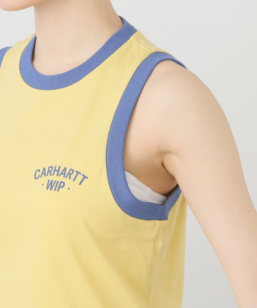 タンクトップ ノースリーブ CARHARTTカーハートダブルアイピー 89 RINGER A-SHIRT レディース JOINT WORKS タンクトップ ノースリーブ CARHARTTカーハート