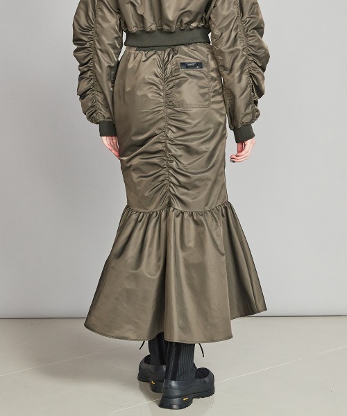 スカート ESSENTIAL38DOUBLE STANDARD CLOTHING ESSENTIAL / ミリタリーナイロンツイル2WAYスカート ESSENTIAL