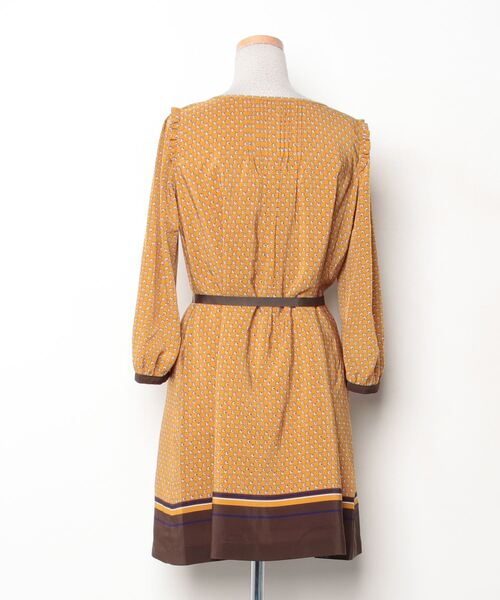 ブルーレーベル ワンピースサイズ38 BURBERRY BLUE LABEL 「BURBERRY LABEL」 7分袖ワンピース 38