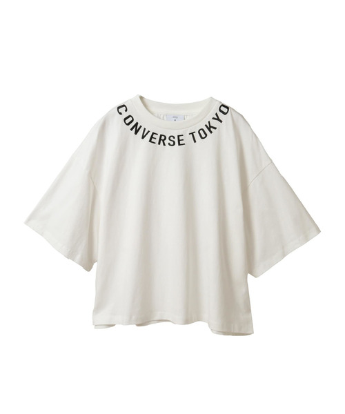 tシャツ COLLAR LOGO TEE レディース
