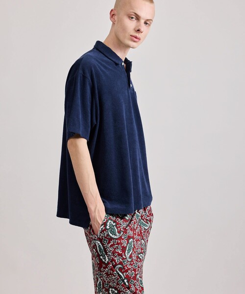 Saturdays NYC ポロシャツ Jake Pile SS Polo メンズ : ZOZOTOWN