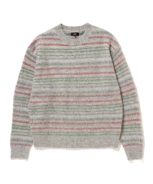 BEAMS◆mmts/猫ジャガードニット/L/GRY/16-15-0016-286 UNISEX＞mmts / 猫 ジャカードニット｜mmts（マミタス）｜BEAMS