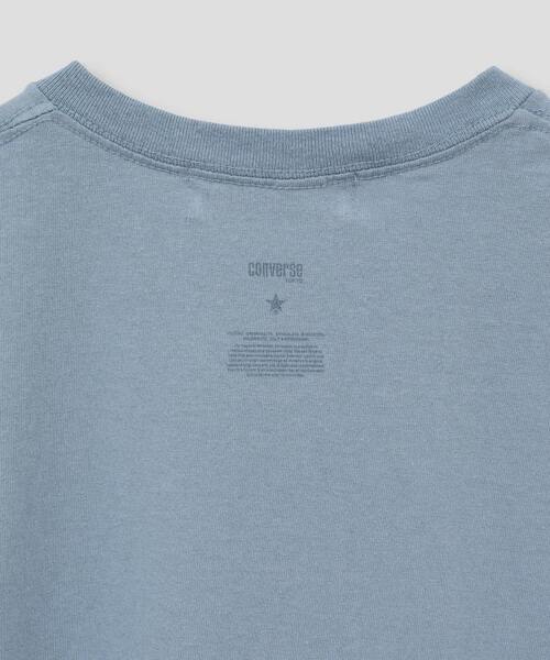 「CONVERSE TOKYO」 半袖Tシャツ MEDIUM サックスブルー レディース_画像4