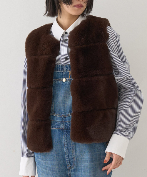 ベスト ジレ エコファージレ レディース Rouge vif ベスト ジレ エコファージレ レディース : ZOZOTOWN