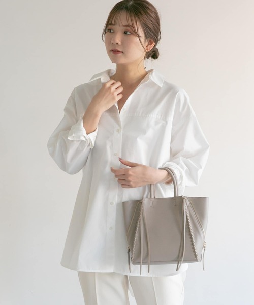 「URBAN RESEARCH ROSSO WOMEN」 長袖シャツ FREE オフホワイト レディース