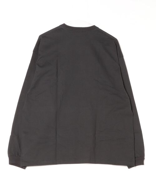 「Steven Alan」 長袖Tシャツ M ダークグレー メンズ