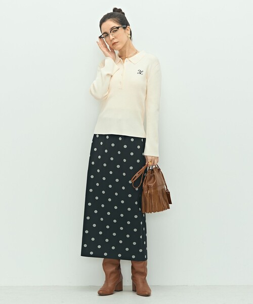 ニット セーター 「手洗い可能」ポロ衿リブプルオーバーニット レディース NOLLEY'S ニット セーター 「手洗い可能」ポロ衿リブプル