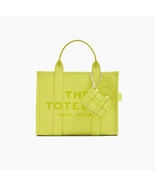 美品　マークジェイコブス　チャーム　ナノトート　ポーチ　レザー　イエロー　保存袋 MARC JACOBS ポーチ THE NANO TOTE BAG CHARM/ザ ナノ トート