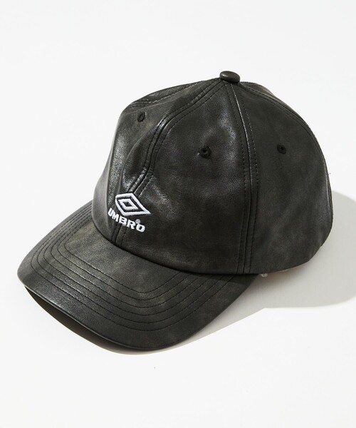 「UMBRO」 キャップ フリ- ダークブラウン メンズ_画像2