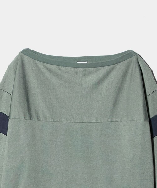 tシャツ 「6(ROKU)」コットン レーヨン フットボール オフショルダー トップス レディース | 6(ROKU) | 08