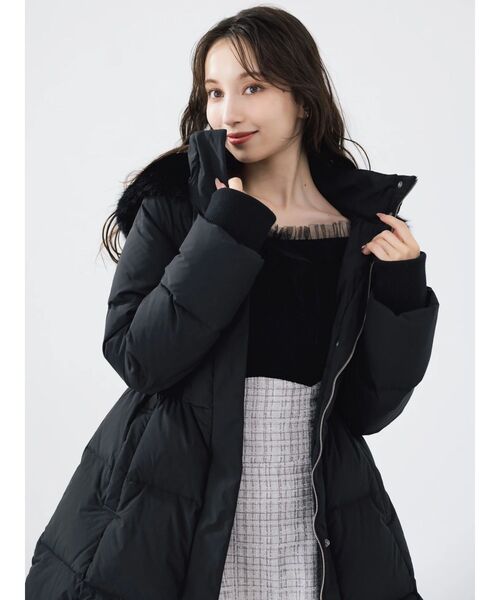 dazzlin（ダズリン） ダウンコート ダウンジャケット ウエストマーク