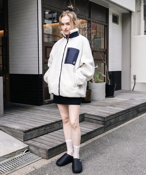 SUBU（スブ） サンダル サンダル F-line/ワンポイントロゴ刺繍モック