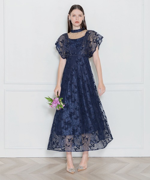 「Leja」 半袖ワンピース SMALL モカ レディース_画像2